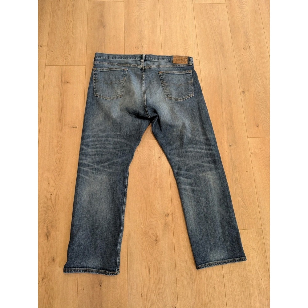 Polo Ralph Lauren Mens 36x30 (38x30) Straight leg Blue Jeans 165/92B Denim - Picture 8 of 14